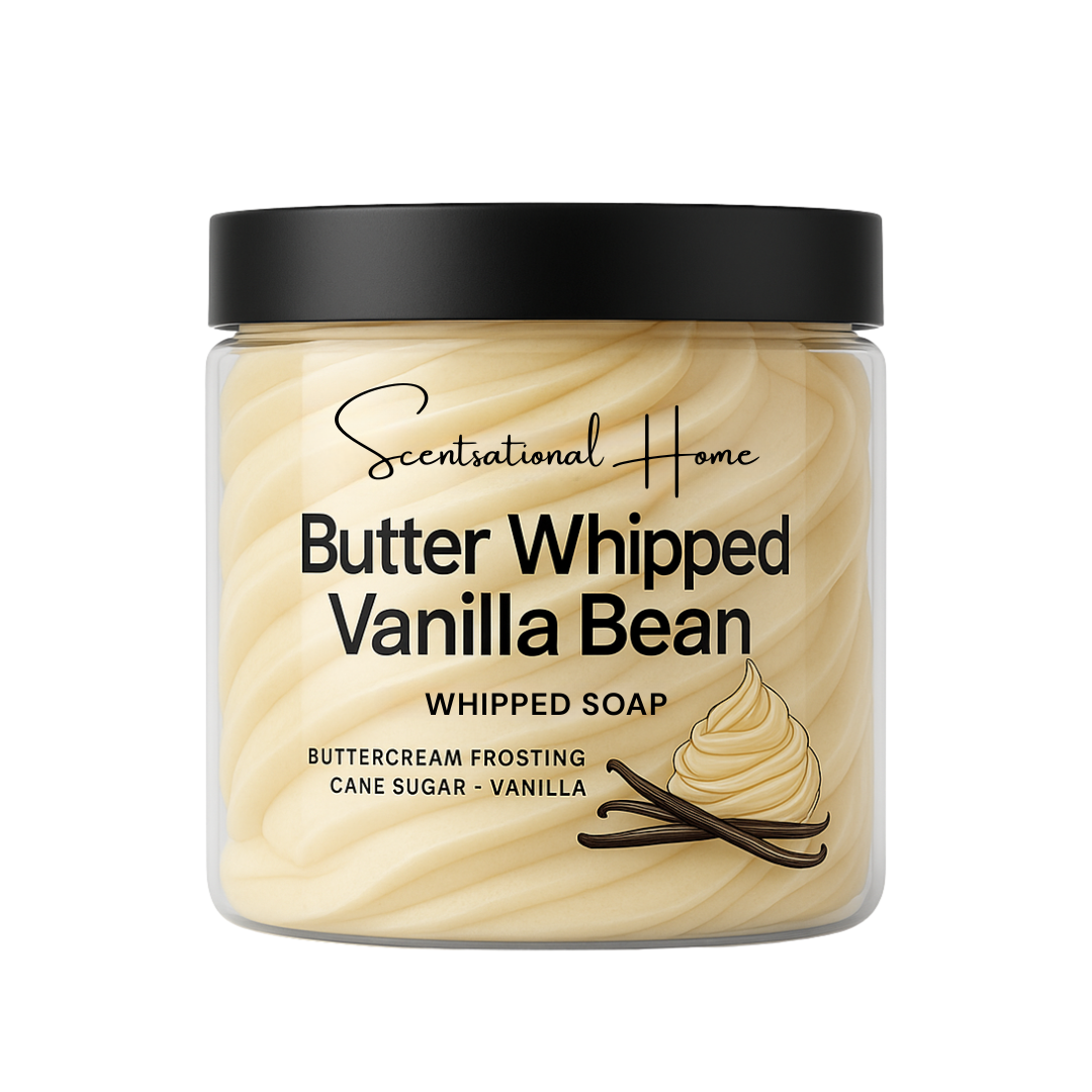 Butter Cream Vanilla Bean Whipped Soap