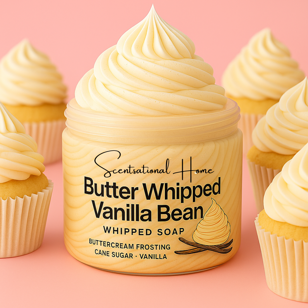 Butter Cream Vanilla Bean Whipped Soap