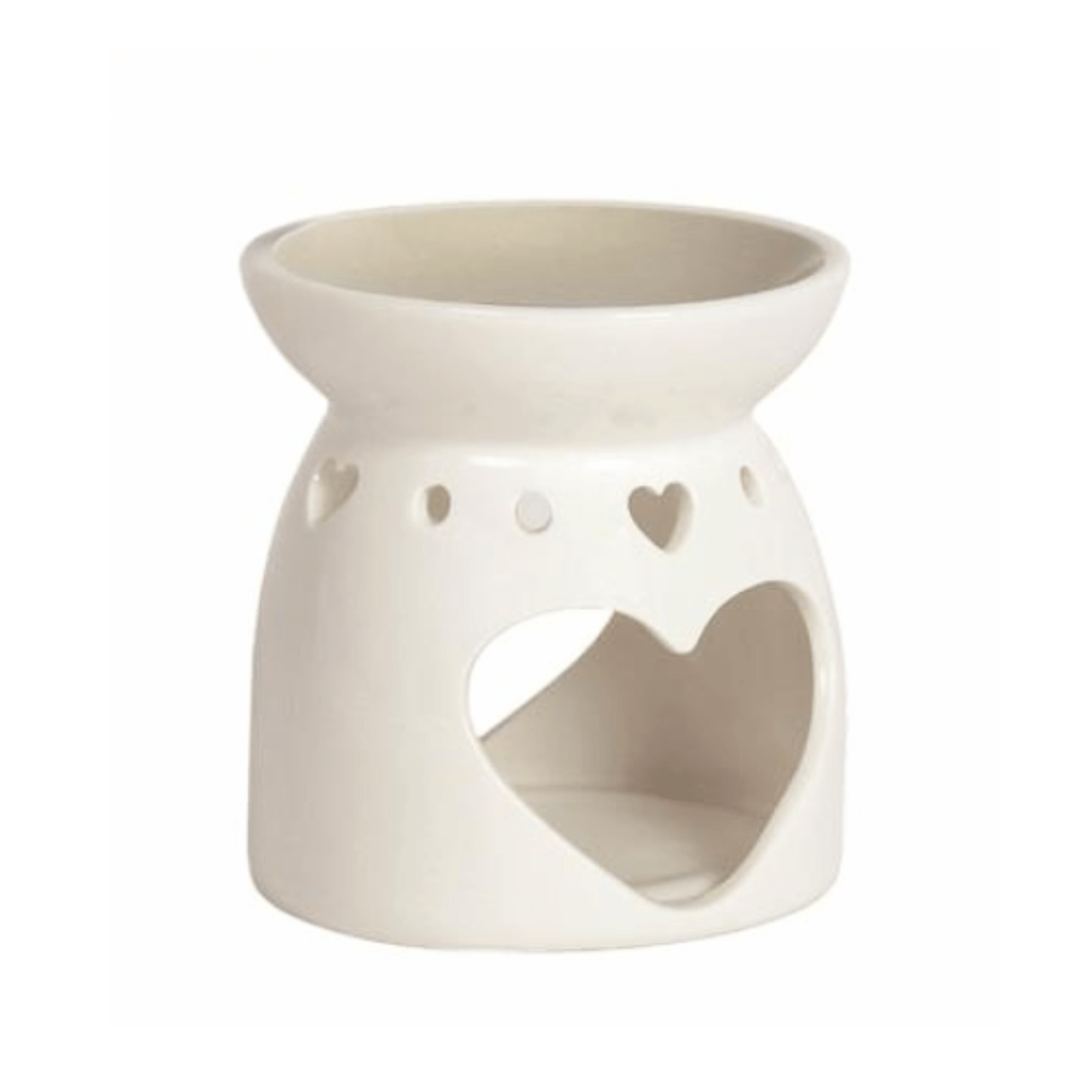 Ceramic Heart Tealight Wax Melt Burner - Scentsational Home