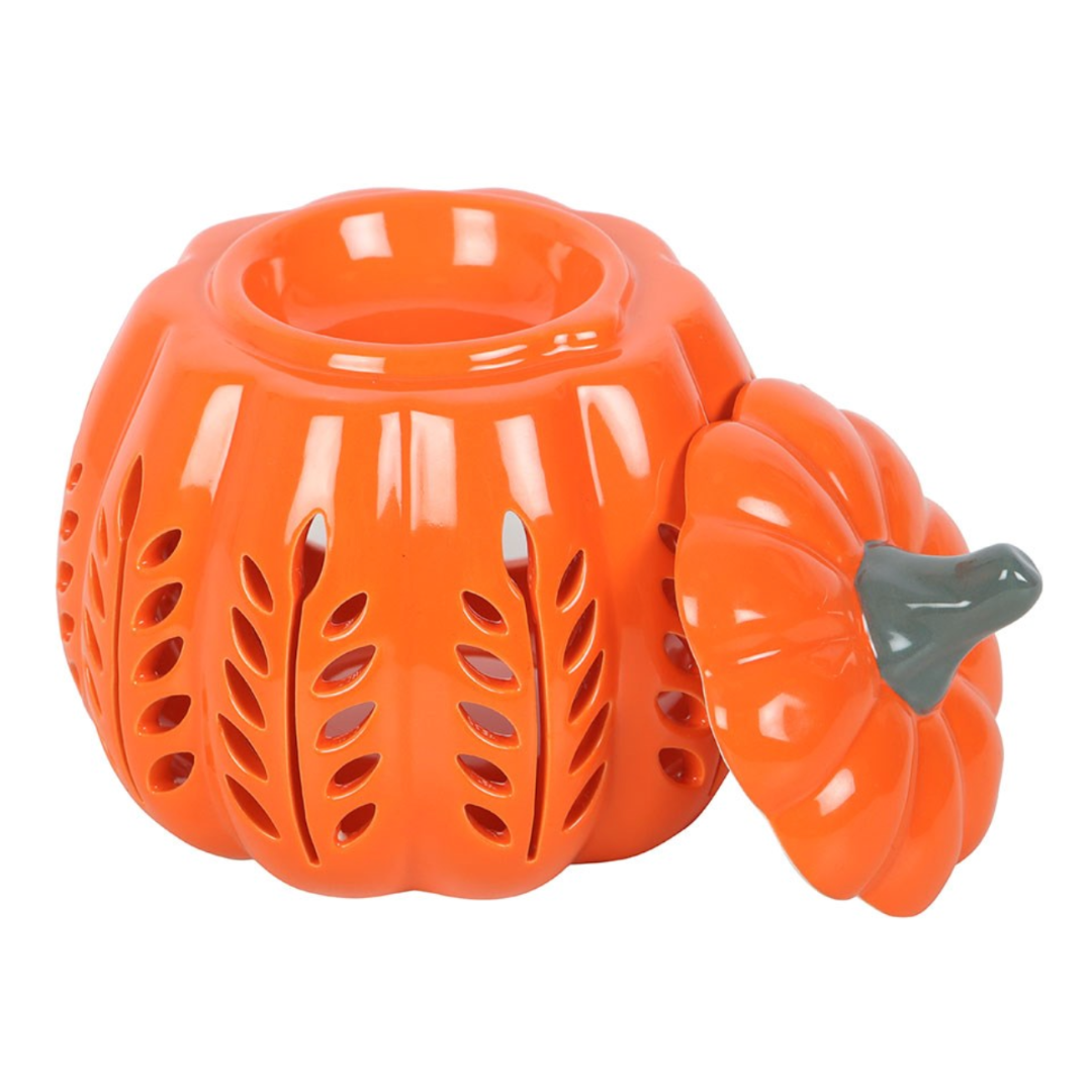 Leaf Cut Out Pumpkin Wax Melt Burner