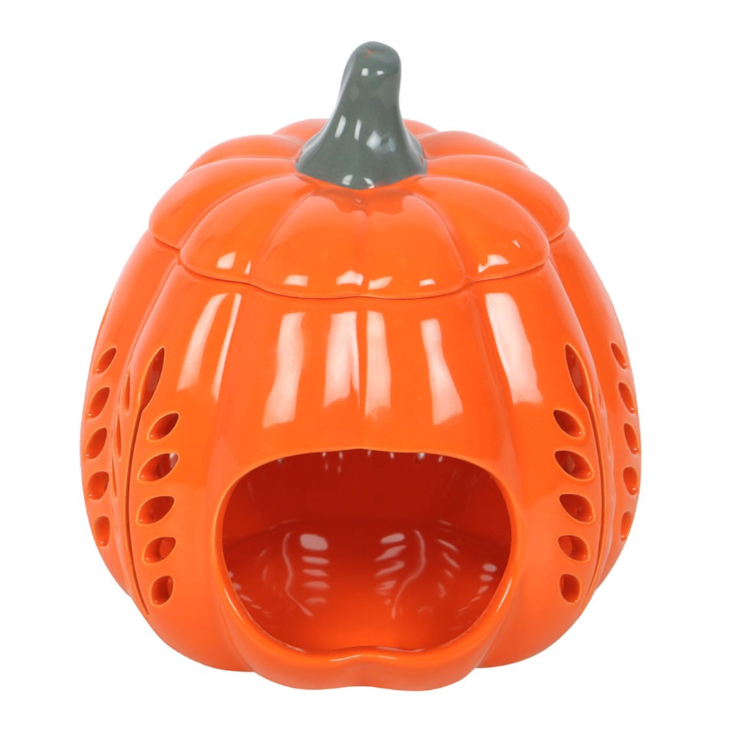 Leaf Cut Out Pumpkin Wax Melt Burner