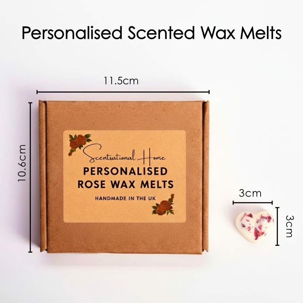 Personalised Love Heart Wax Melts - Scentsational Home