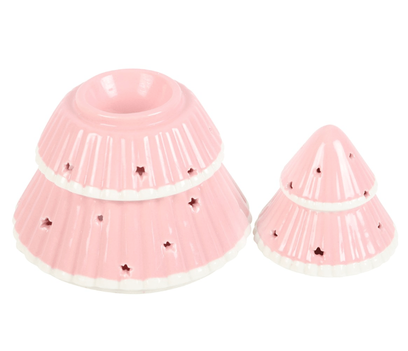 Pink Christmas Tree Burner - Scentsational Home