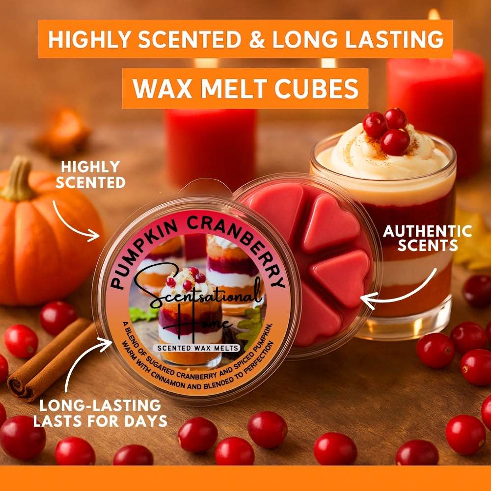 Pumpkin Cranberry Wax Melt - Scentsational Home