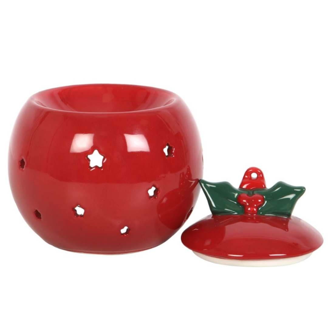 Red Bauble Wax Burner - Scentsational Home