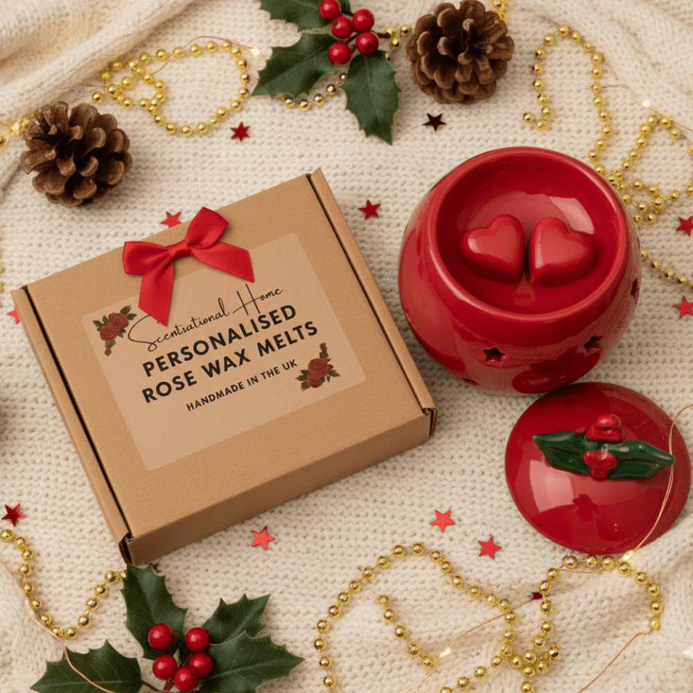 Red Bauble Wax Burner - Scentsational Home