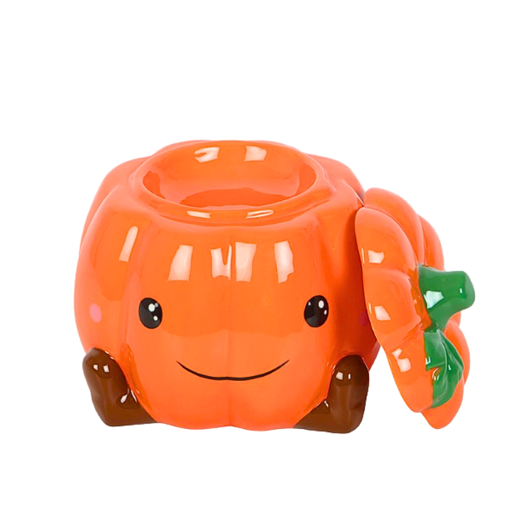 Cute Smiling Pumpkin Wax Melt Burner