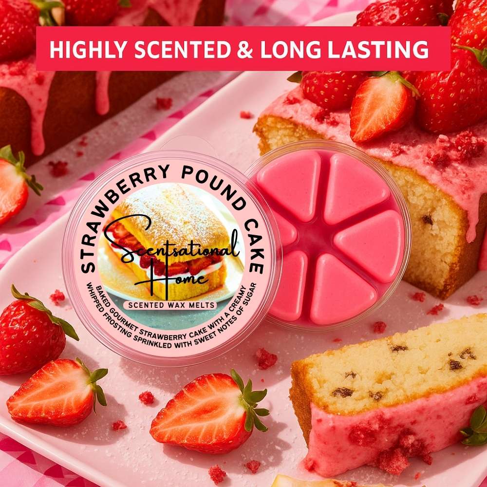 Strawberry Pound Cake Wax Melt - Scentsational Home