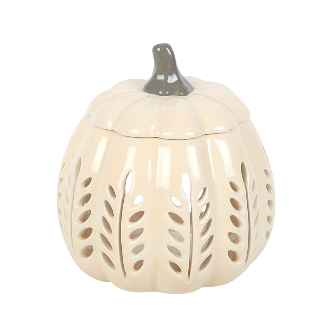 Leaf Cut Out Pumpkin Wax Melt Burner