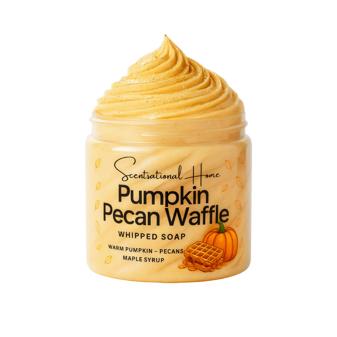 Pumpkin Pecan Waffle Whipped Soap