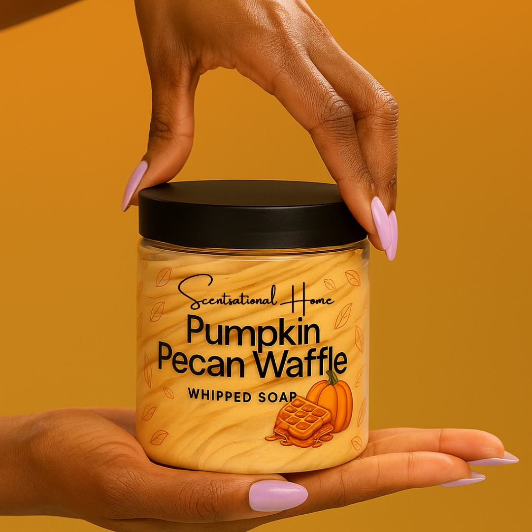 Pumpkin Pecan Waffle Whipped Soap