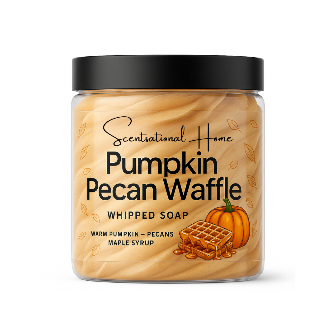 Pumpkin Pecan Waffle Whipped Soap
