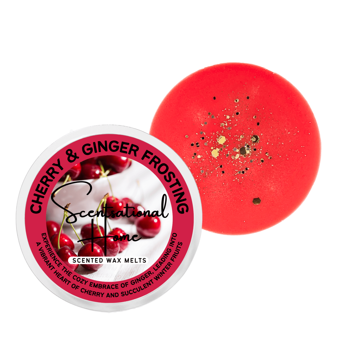 Winter Cherry & Ginger Frosting Wax Melt - Scentsational Home