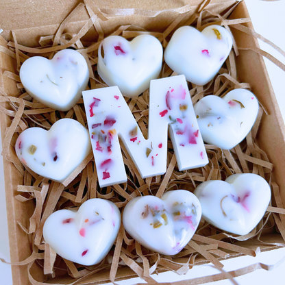 Personalised Love Heart Wax Melts