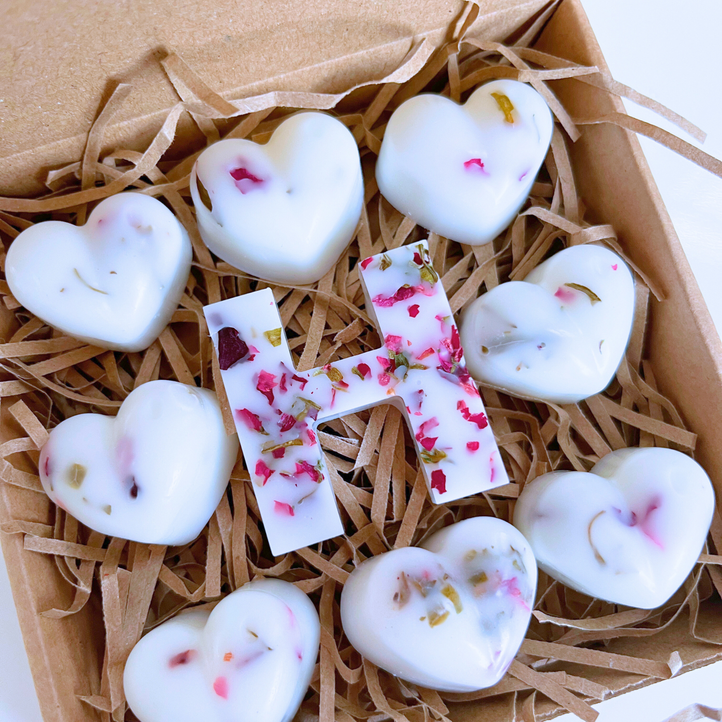 Personalised Love Heart Wax Melts