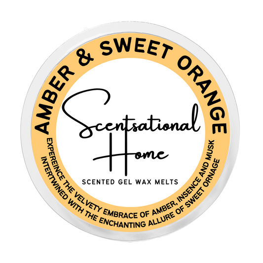 Amber & Sweet Orange Gel Wax Melt