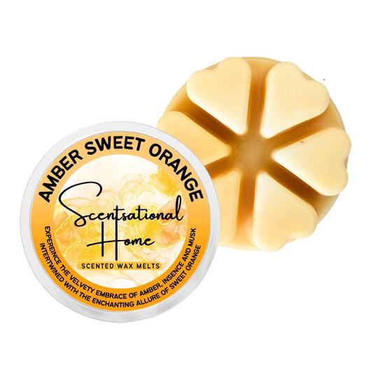 Amber Sweet Orange Wax Melt - Scentsational Home