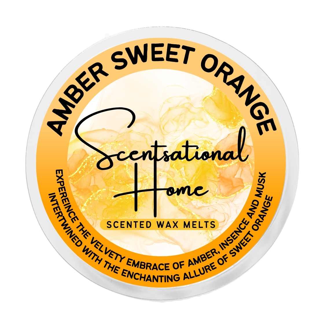 Amber Sweet Orange Wax Melt