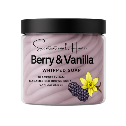 Berry & Vanilla Whipped Soap