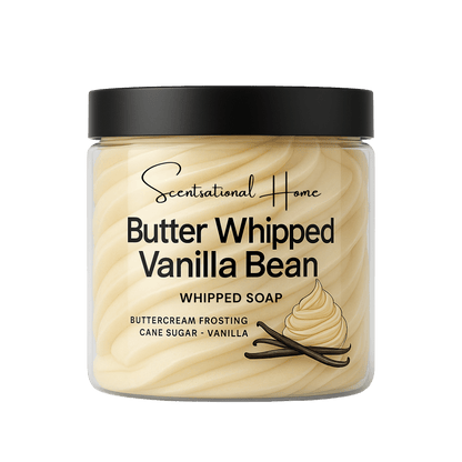 Butter Cream Vanilla Bean Whipped Soap - Scentsational Home