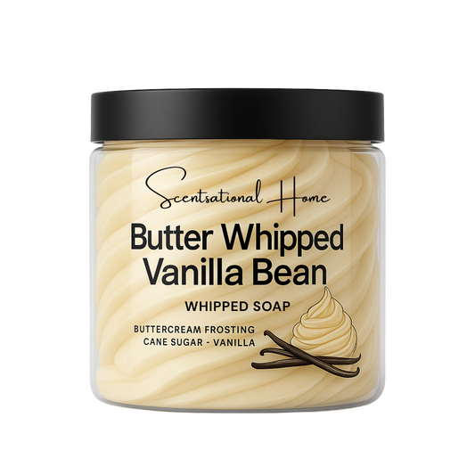Butter Cream Vanilla Bean Whipped Soap