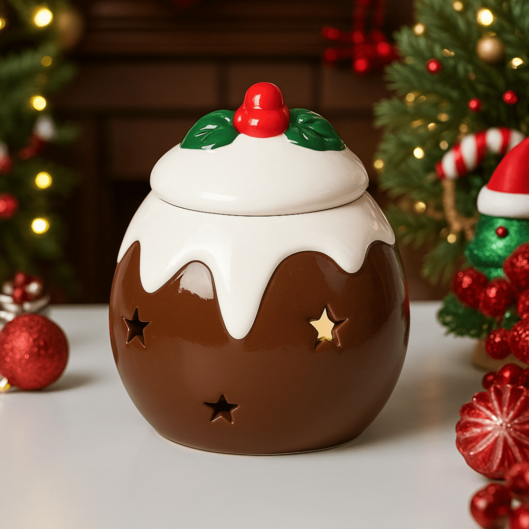 Christmas Pudding Wax Burner - Scentsational Home