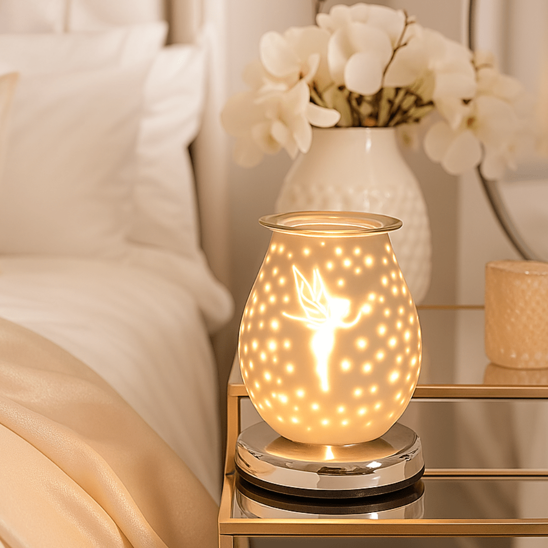 Fairy White Satin 3D Electric Wax Melt Burner - Scentsational Home