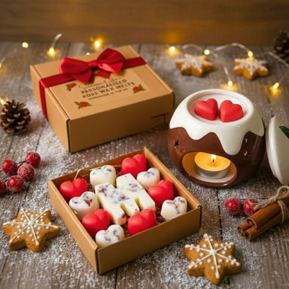 Gift Set: Personalised Wax Melts with Wax Warmer - Scentsational Home
