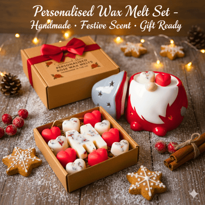 Gift Set: Personalised Wax Melts with Wax Warmer - Scentsational Home
