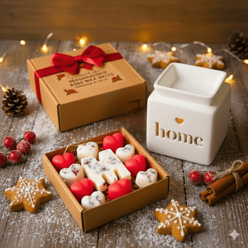 Gift Set: Personalised Wax Melts with Wax Warmer - Scentsational Home