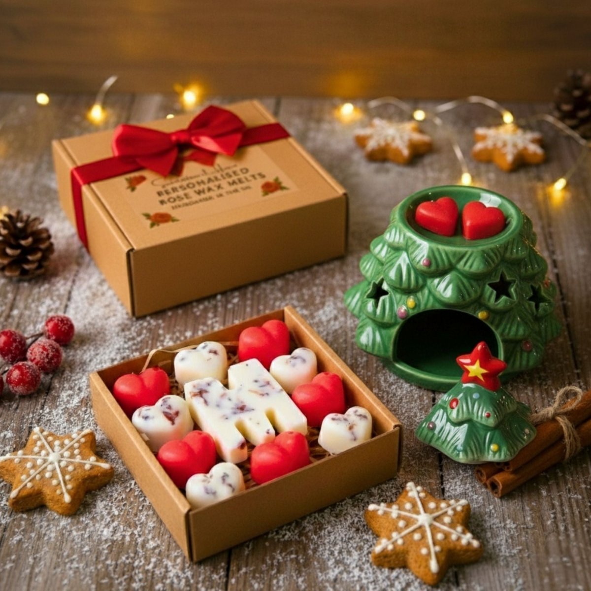 Gift Set: Personalised Wax Melts with Wax Warmer - Scentsational Home