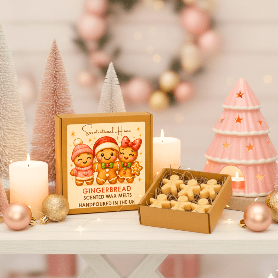 Gingerbread Wax Melts with Wax Warmer Gift Set - Scentsational Home
