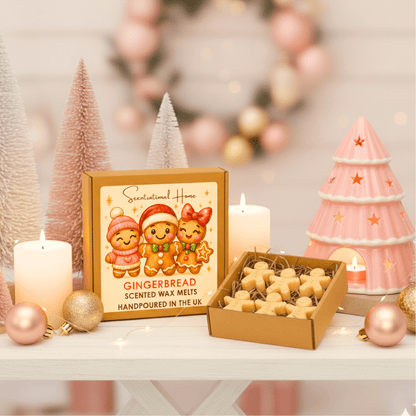 Gingerbread Wax Melts with Wax Warmer Gift Set - Scentsational Home