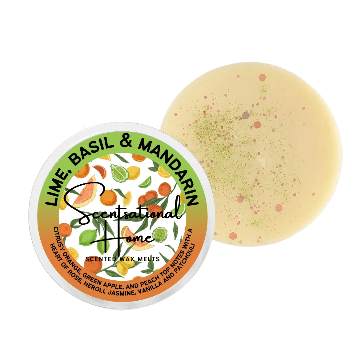 Lime, Basil & Mandarin Wax Melt - Scentsational Home