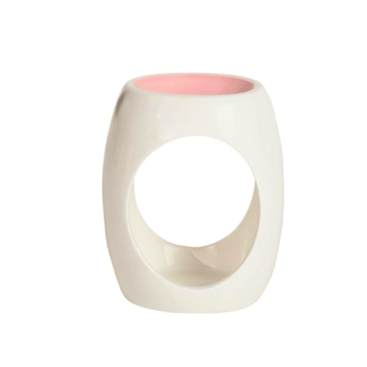 Oval Pink Ceramic Wax Melt Burner - Scentsational Home