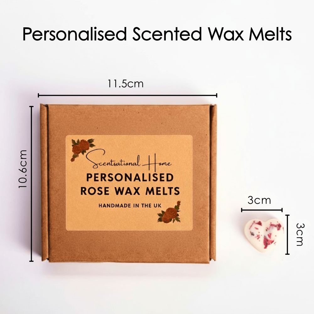 Personalised Heart - Shaped Wax Melt Gift Set - Scentsational Home
