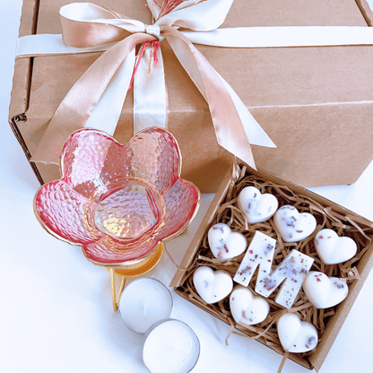 Personalised Love Heart Wax Melts - Pink - Scentsational Home