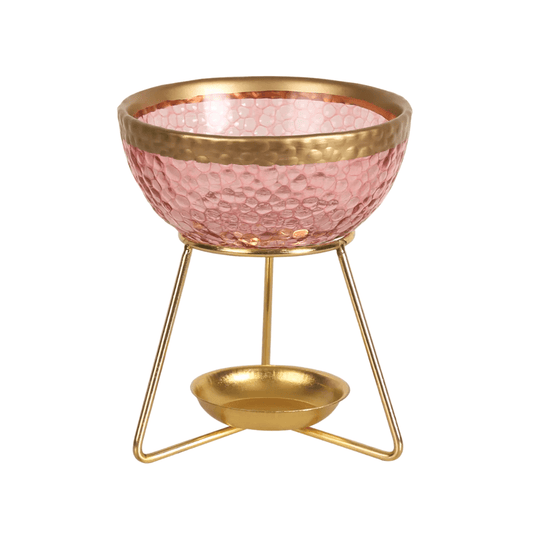 Pink Bowl Glass Wax Melt Burner - Scentsational Home