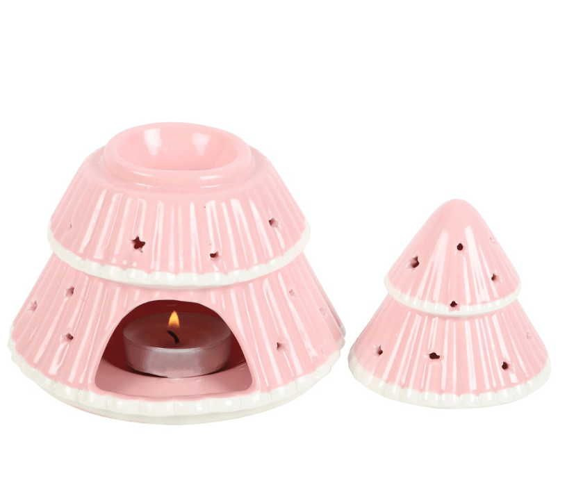 Pink Christmas Tree Burner - Scentsational Home