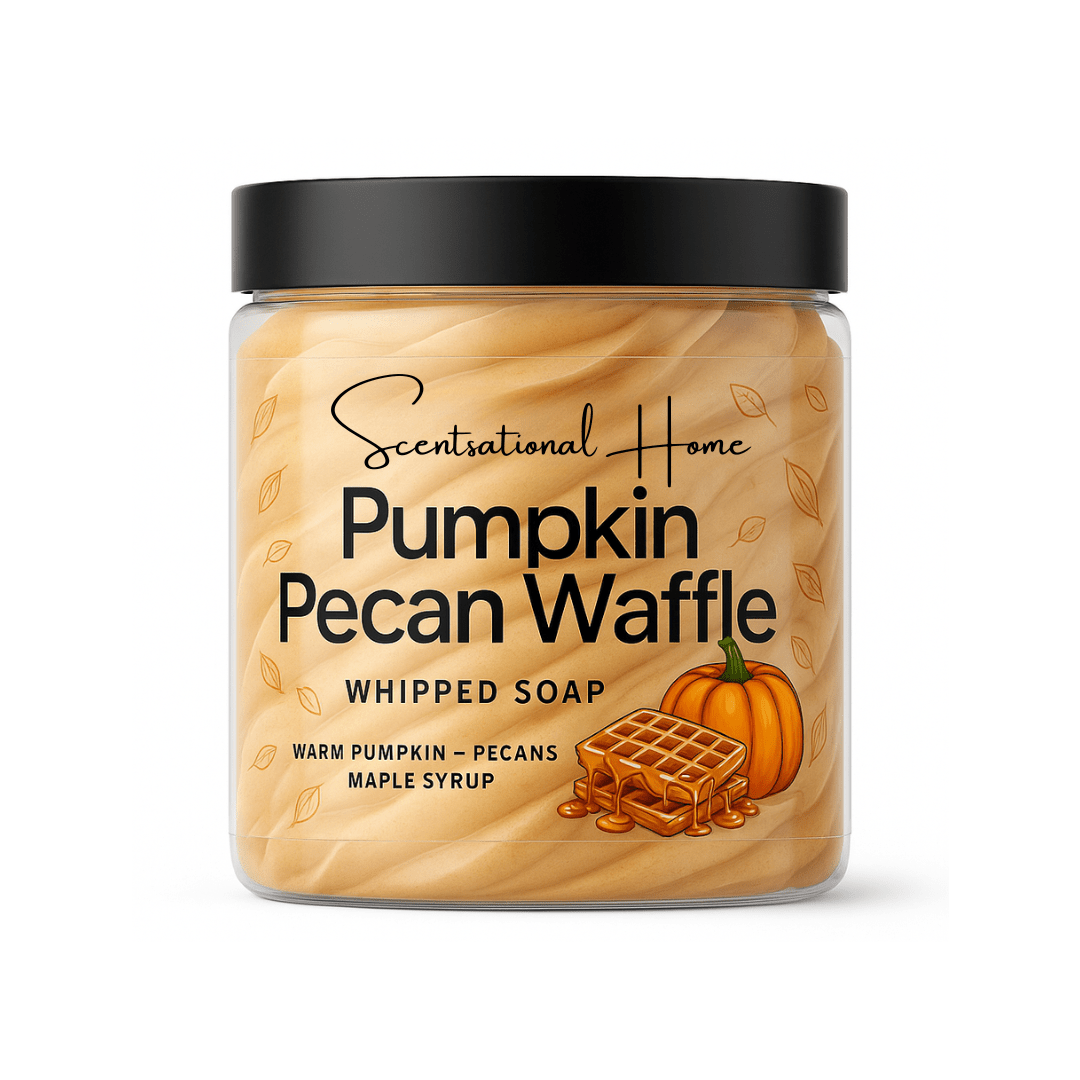 Pumpkin Pecan Waffle Whipped Soap - Scentsational Home