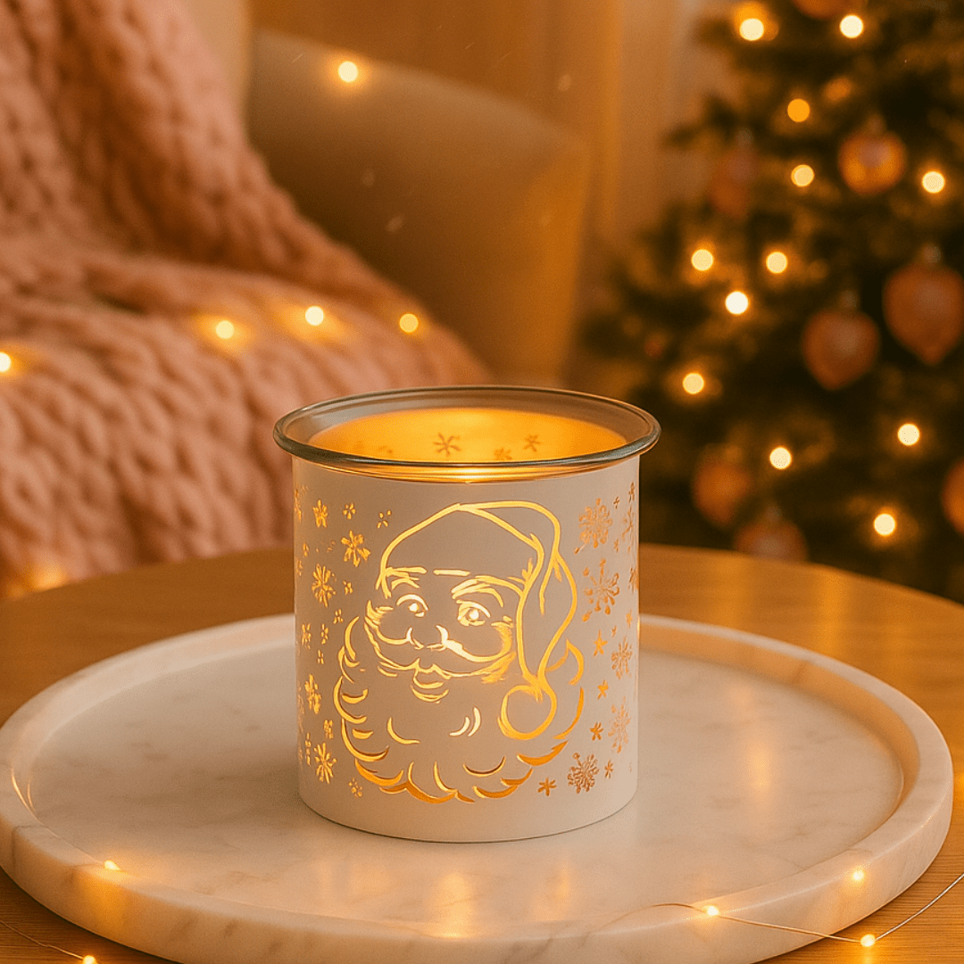 Santa Tealight Wax Melter and Candle Holder - Scentsational Home