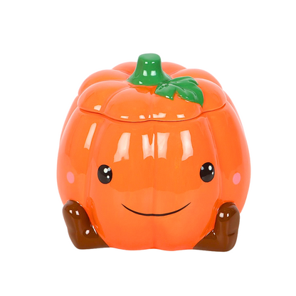 Cute Smiling Pumpkin Wax Melt Burner