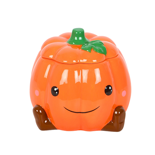 Cute Smiling Pumpkin Wax Melt Burner