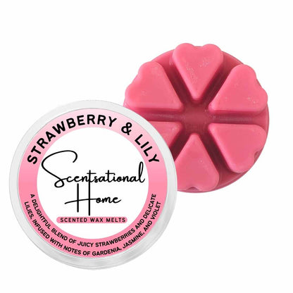Strawberry & Lily Wax Melt - Scentsational Home