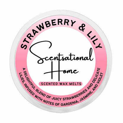 Strawberry & Lily Wax Melt - Scentsational Home
