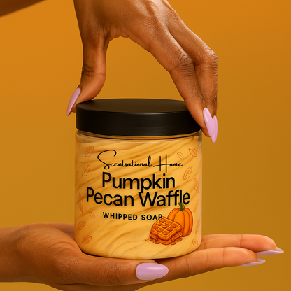Pumpkin Pecan Waffle Whipped Soap