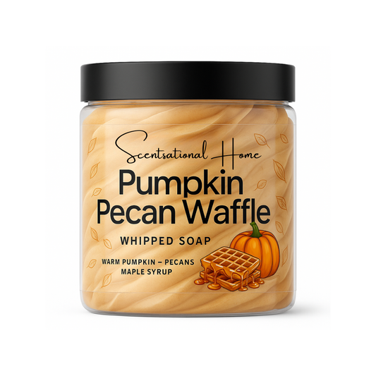 Pumpkin Pecan Waffle Whipped Soap