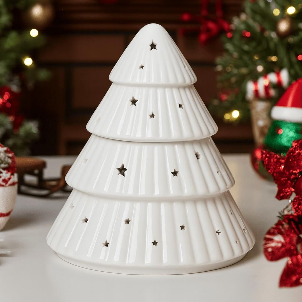White Christmas Tree Burner - Scentsational Home