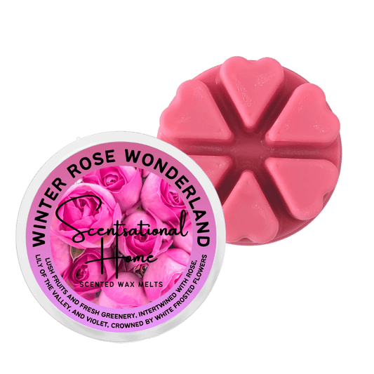 Winter Rose Wonderland Wax Melt - Scentsational Home